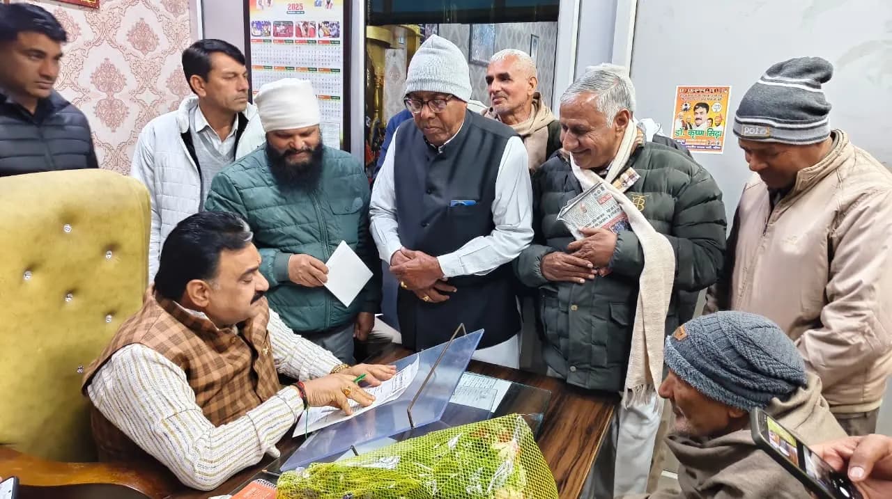 जींद : डिप्टी स्पीकर ने खुला दरबार लगा सुनी जनसमस्याएं