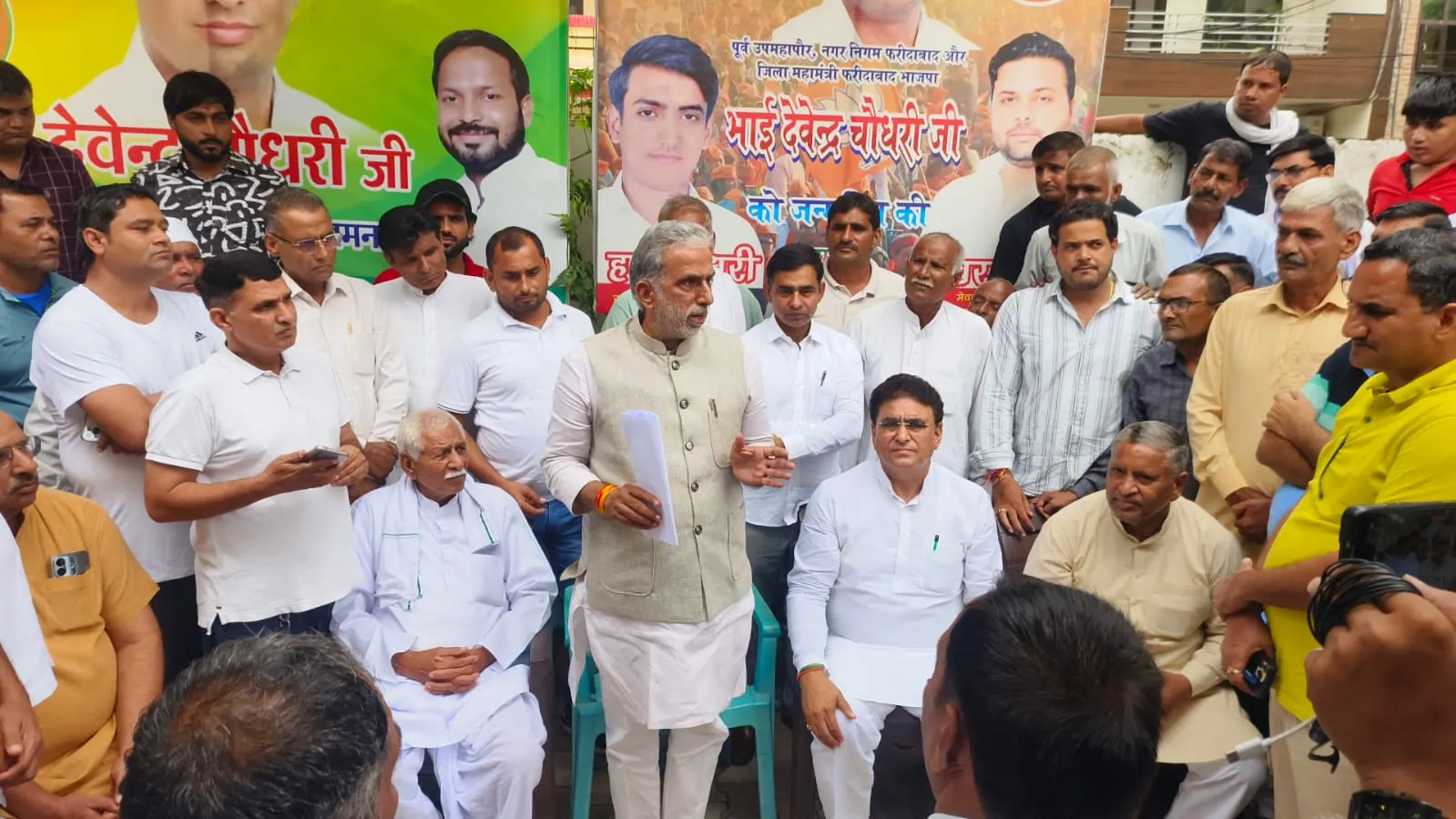 फरीदाबाद : किसान की मर्जी के बिना किसी की भूमि का अधिग्रहण नहीं होगा : कृष्ण पाल गुर्जर