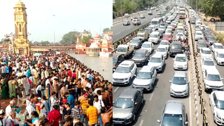 ज्येष्ठ पूर्णिमा पर हरिद्वार में उमड़ा आस्था का महासागर