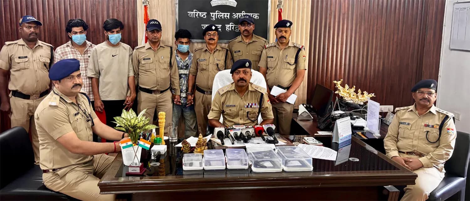 बीएचईएल फाउंड्री गेट फायरिंग का खुलासा, बाज़ गैंग के 2 नाबालिग समेत 5 गिरफ्तार