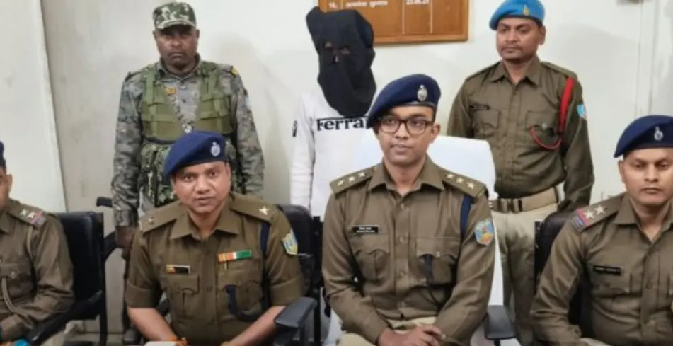 ब्राउन शुगर के साथ एक आरोपित गिरफ्तार