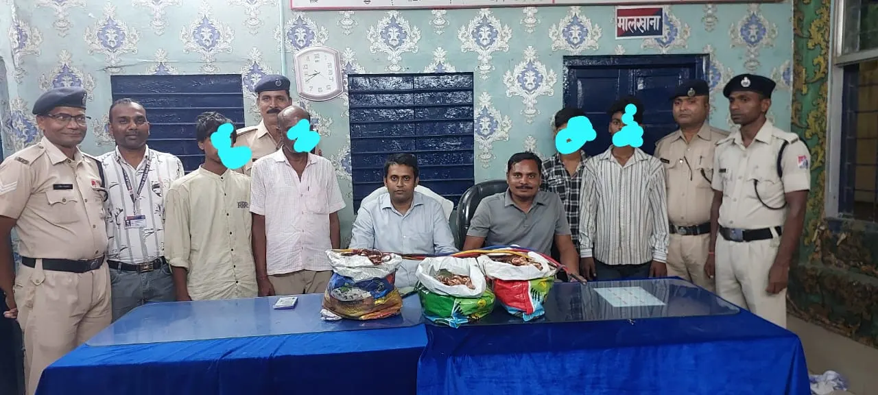 रक्सौल में आरपीएफ ने रेलवे तार चोर गिरोह का किया खुलासा