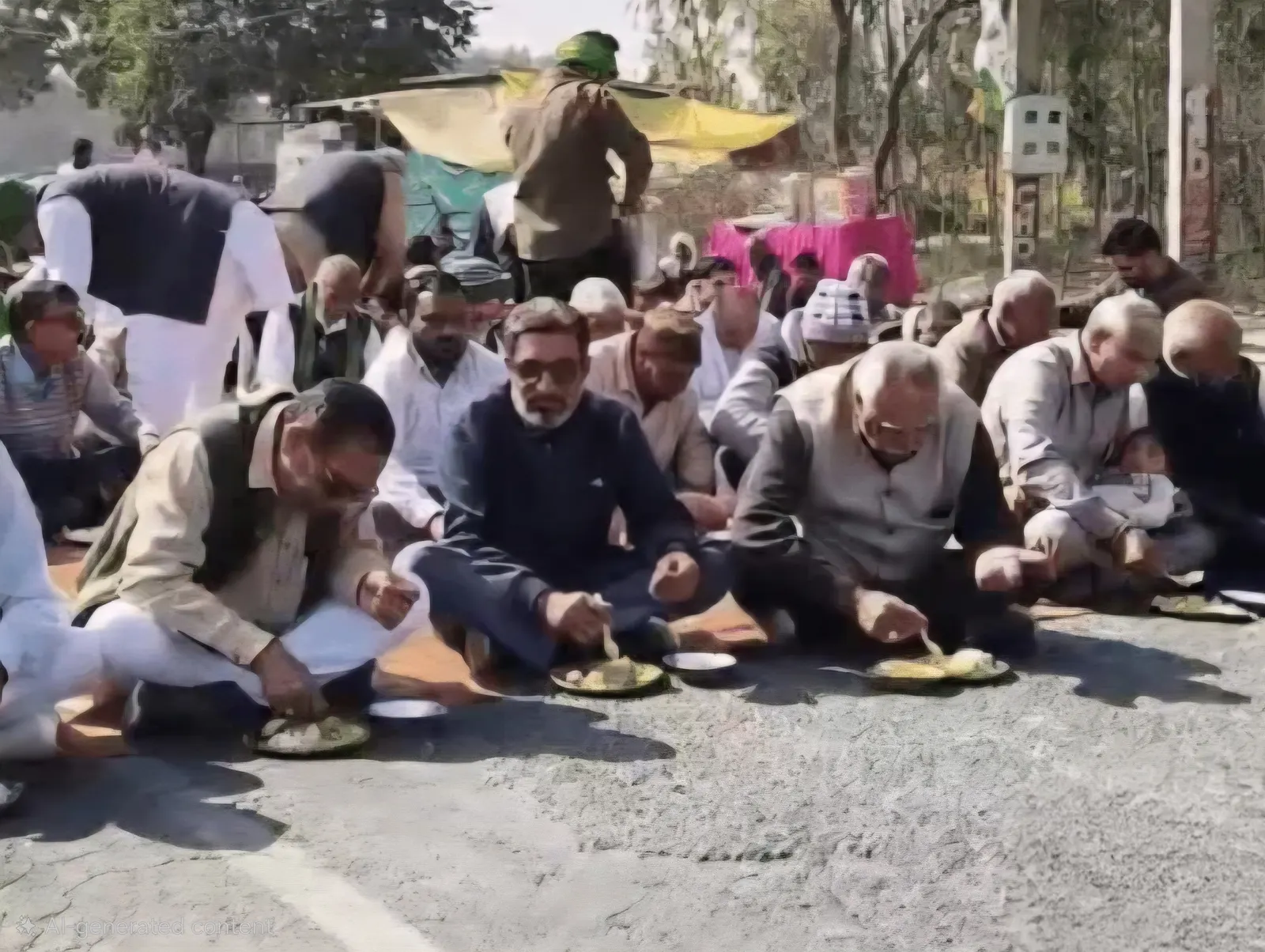 यमुनानगर में सड़क मरम्मत की मांग पर किसानों ने किया हाईवे जाम