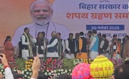बिहार के मुख्यमंत्री पद की शपथ समारोह : खास मेहमानों के लिए लिट्टी-चोखा और मखाना-खीर की व्यवस्था