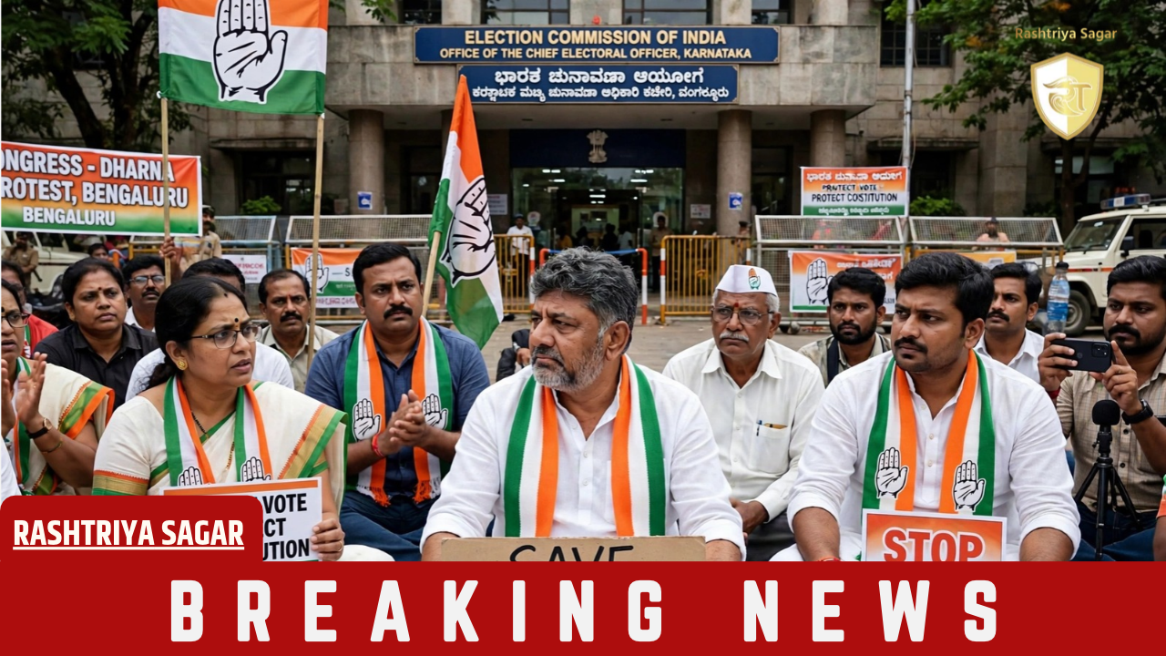 SIR पर बवाल! धरने पर बैठे DK Shivakumar का बड़ा दावा- बीजेपी विधायक ने कैमरे पर मानी वोट काटने की गलती