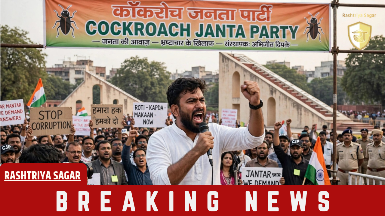 कॉकरोच जनता पार्टी का बड़ा ऐलान: अभिजीत दिपके बोले- 3 महीने जेल में डालो, फिर भी होगा देशभर में प्रदर्शन