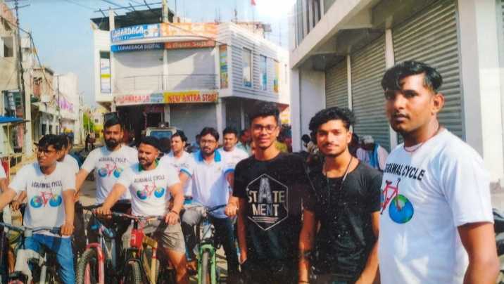 विश्व साइकिल दिवस पर जागरूकता रैली निकाली