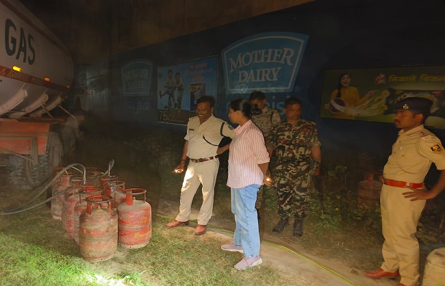 बिहार के मुजफ्फरपुर में पुलिस की बड़ी कार्रवाई: अवैध गैस रिफिलिंग के बड़े नेक्सस का भंडाफोड़