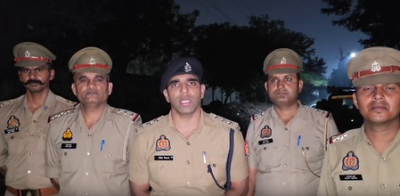 गाजियाबाद: वाहन चोरी और छिनैती में शामिल दो बदमाश मुठभेड़ के बाद गिरफ्तार