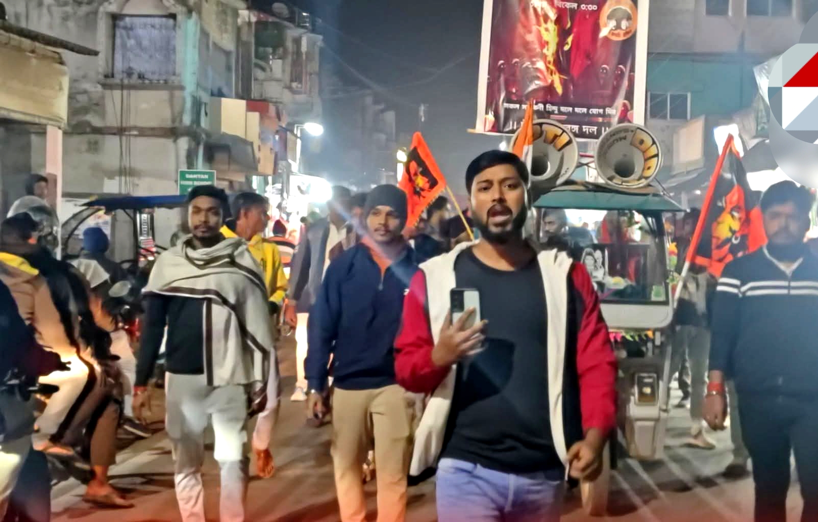 बांग्लादेश में दिपु चंद्र दास की नृशंस हत्या के खिलाफ बजरंग दल का विरोध मार्च