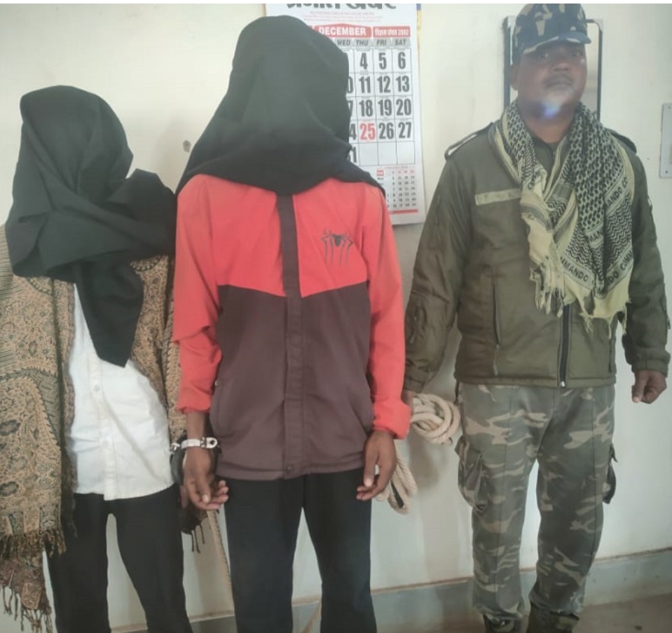 पुलिस की बड़ी कार्रवाई, दो संदिग्ध माओवादी गिरफ्तार
