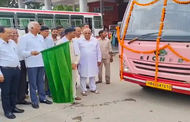 अब सिर्फ 5 रुपये में महेंद्रगढ़ शहर की सैर, सिटी बस सेवा शुरू