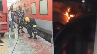 सहरसा-हटिया कोसी एक्सप्रेस में बड़ा हादसा टला, एसी कोच के ब्रेक बाइंडिंग में लगी आग