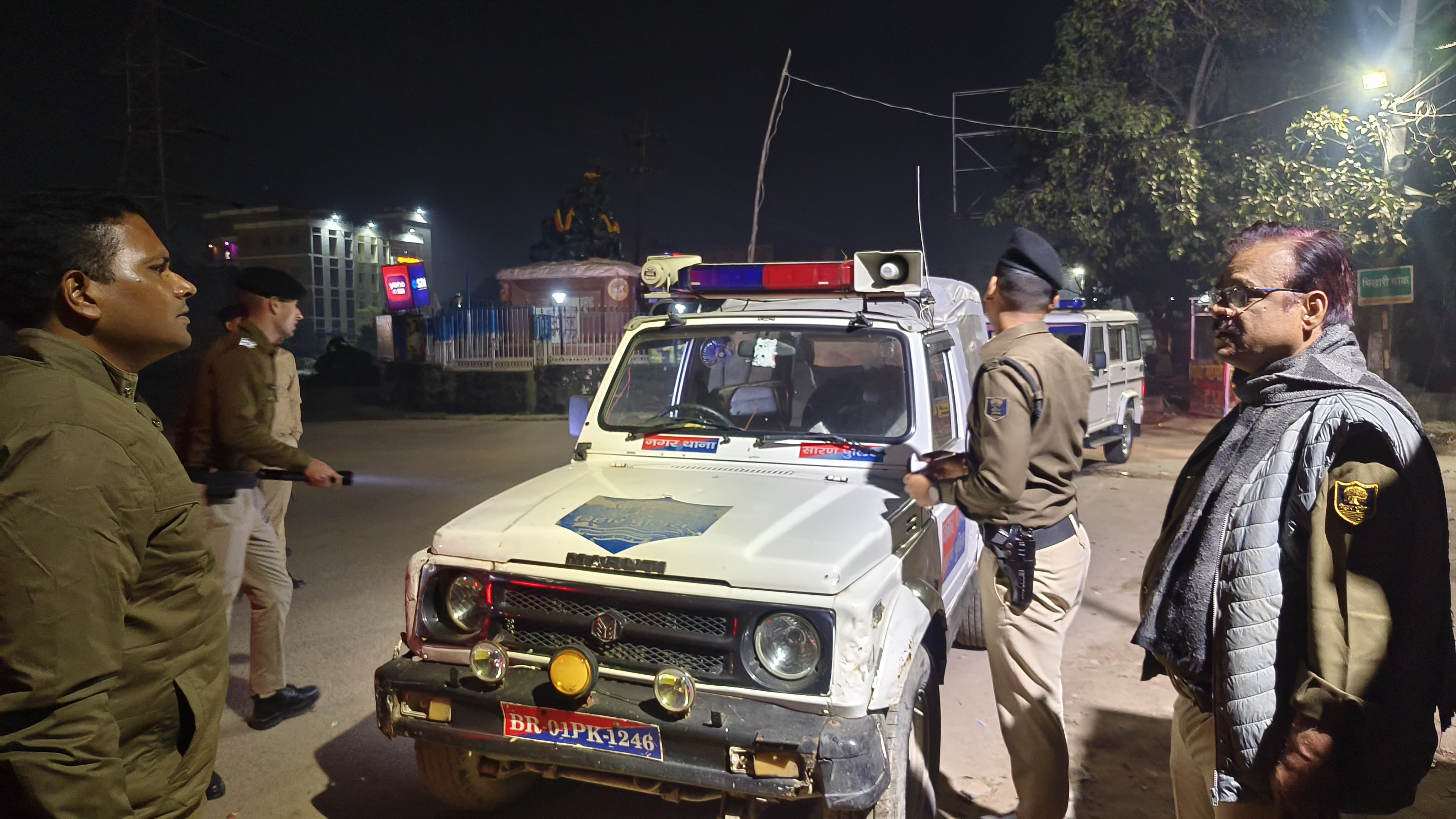 सारण एसएसपी के औचक निरीक्षण में 3 पुलिसकर्मी पर गिरी गाज