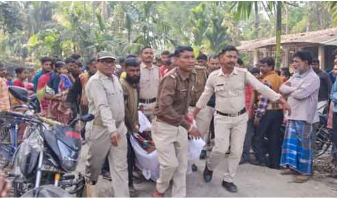 पत्नी की हत्या कर थाने पहुंचा आरोपित