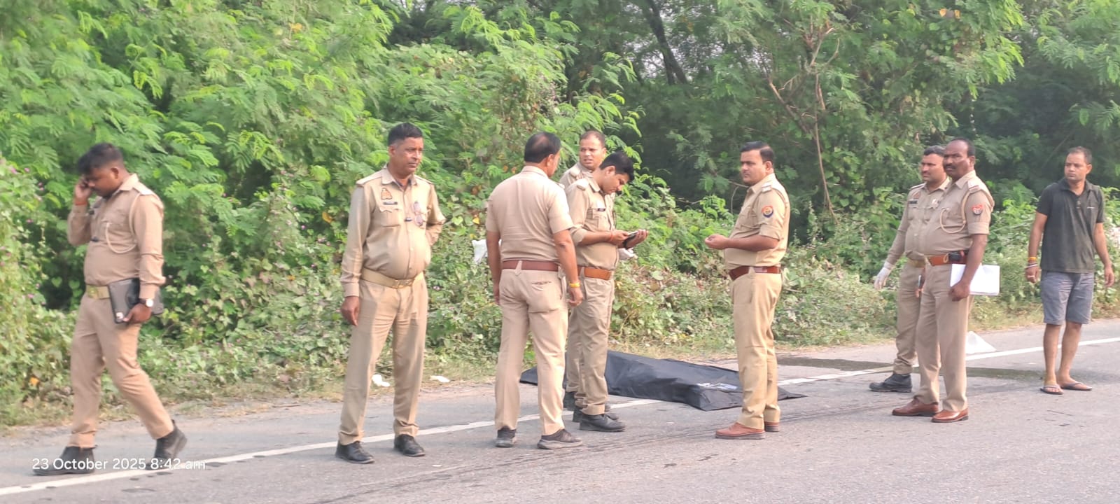 हाईवे पर भीषण सड़क हादसा, ससुर की मौके पर ही मौत, दामाद गंभीर रूप से घायल
