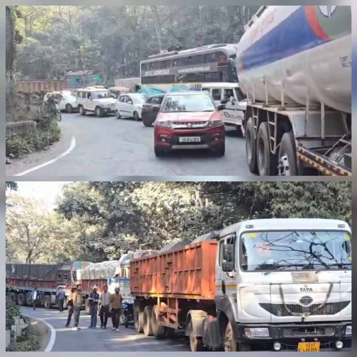 काेंड़ागांव : केशकाल घाट में दो बड़े ट्रेलरों की टक्कर से लगा जाम, 12 घंटे बाद यातायात हुआ बहाल