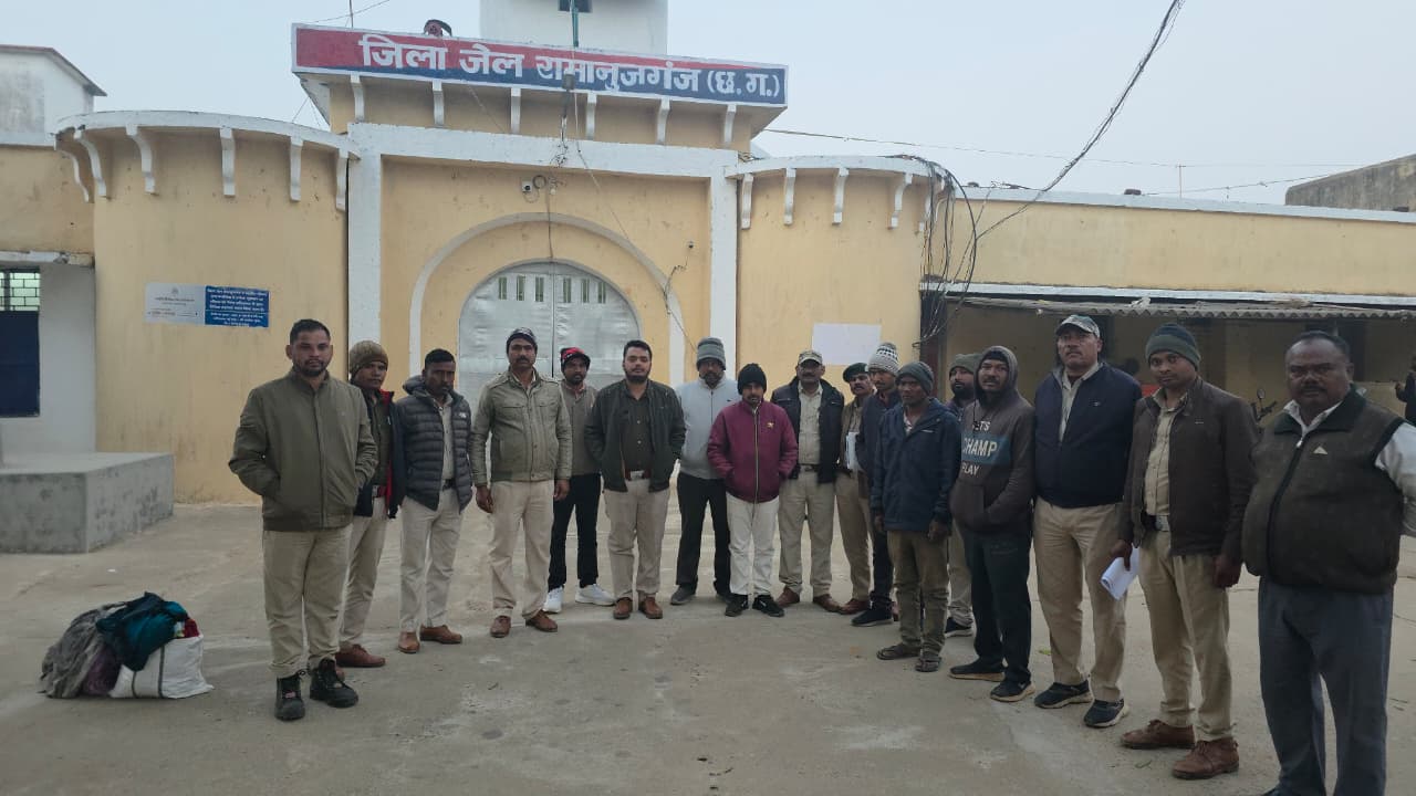 बलरामपुर : जंगली सुअर शिकार कांड में बड़ी कार्रवाई, 7 फरार आरोपित गिरफ्तार, सभी जेल दाखिल