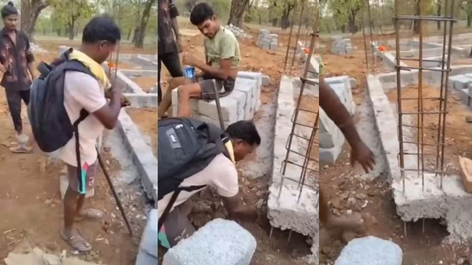 बीजापुर : स्कूल भवन के घटिया निर्माण का वीडियो हुआ वायरल, एसडीएम ने जांच की कही बात