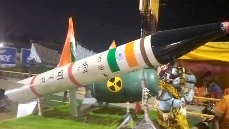 अग्नि-5 की झलक वाली कांवड़ ने मचाई धूम, श्रद्धालुओं में बना आकर्षण