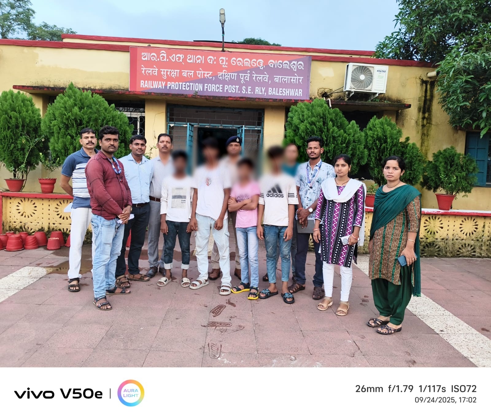 आरपीएफ ने चार बाल श्रमिकों को मुक्त कराया