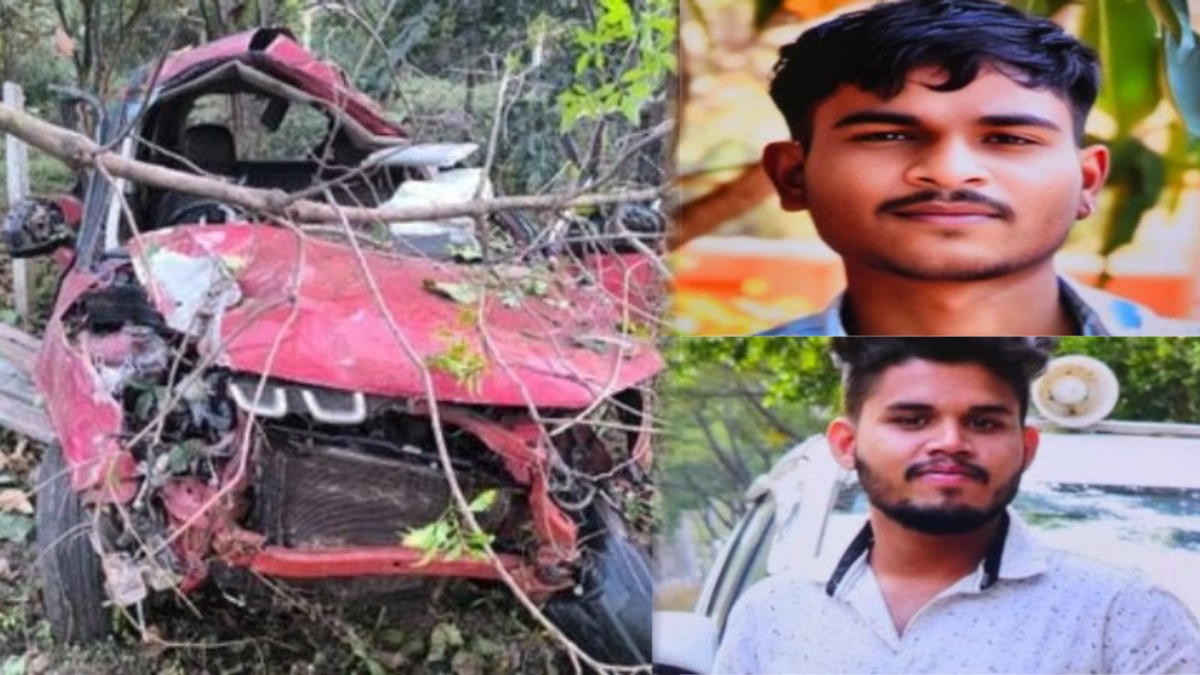 बिलासपुर में कार अनियंत्रित होकर पलटी, दो यूवकों की मौत ,चार घायल