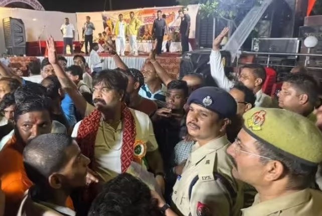 अवंतीबाई लोधी की शोभायात्रा में मारपीट और पथराव