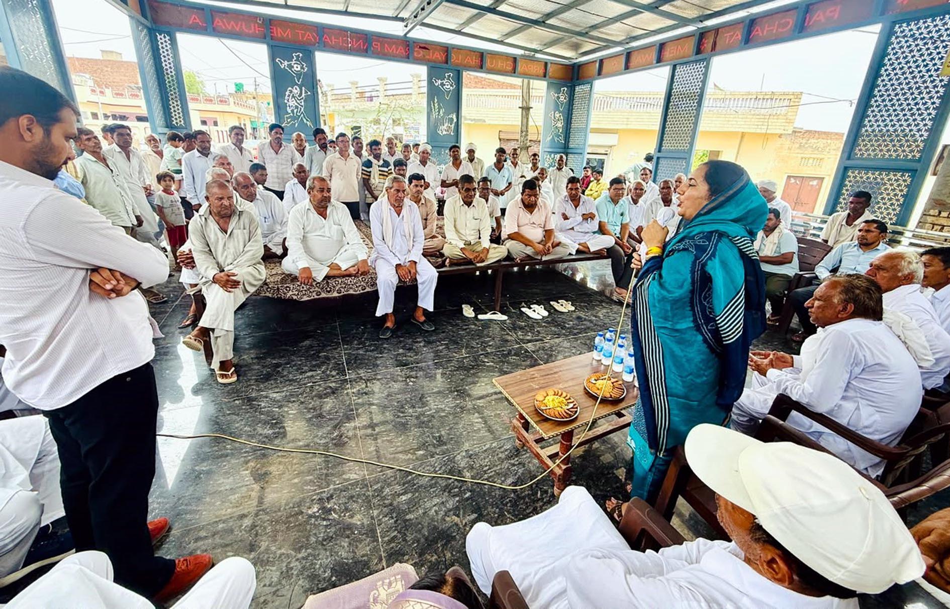 सुनैना चौटाला का भाजपा पर हमला, बोलीं- छात्रों पर अत्याचार करने वालों को जनता सिखाएगी सबक