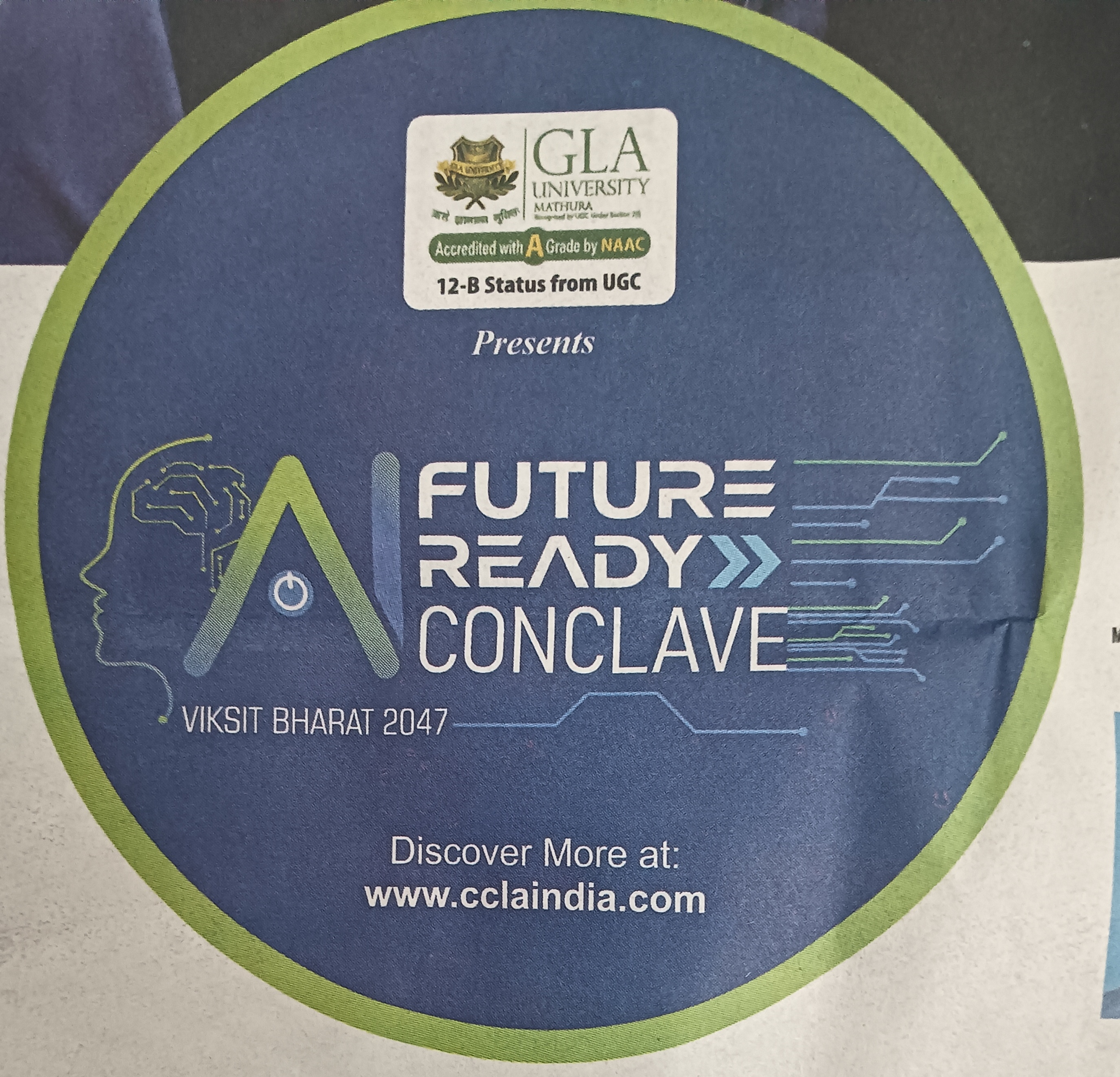 आगरा में 7-8 अगस्त को AI फ्यूचर रेडी कॉन्क्लेव, जुटेंगे तकनीक जगत के दिग्गज