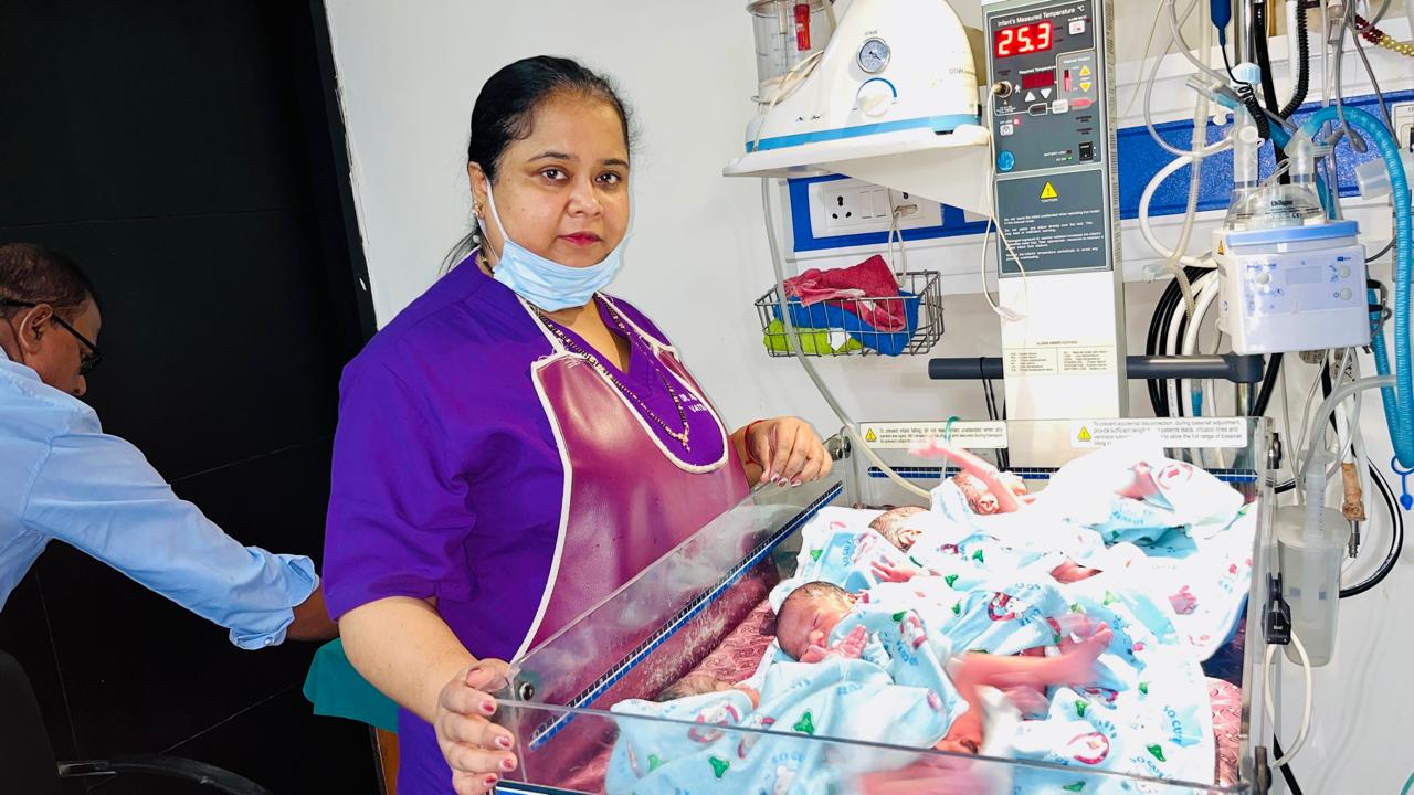 मोतिहारी में एक महिला ने एक साथ दी चार बच्चो को जन्म