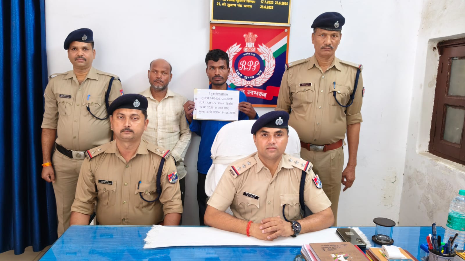 मालगोदाम से चोरी हुई 60 बोरी सीमेंट बरामद, दो गिरफ्तार