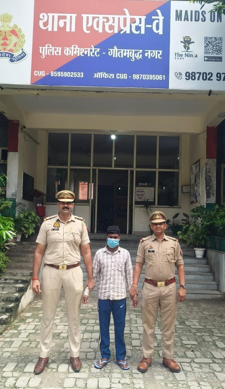 नोएडा/एनसीआर: पत्नी की गैर-इरादतन हत्या का आरोपी चढ़ा पुलिस के हत्थे, सेक्टर-168 से दबोचा गया