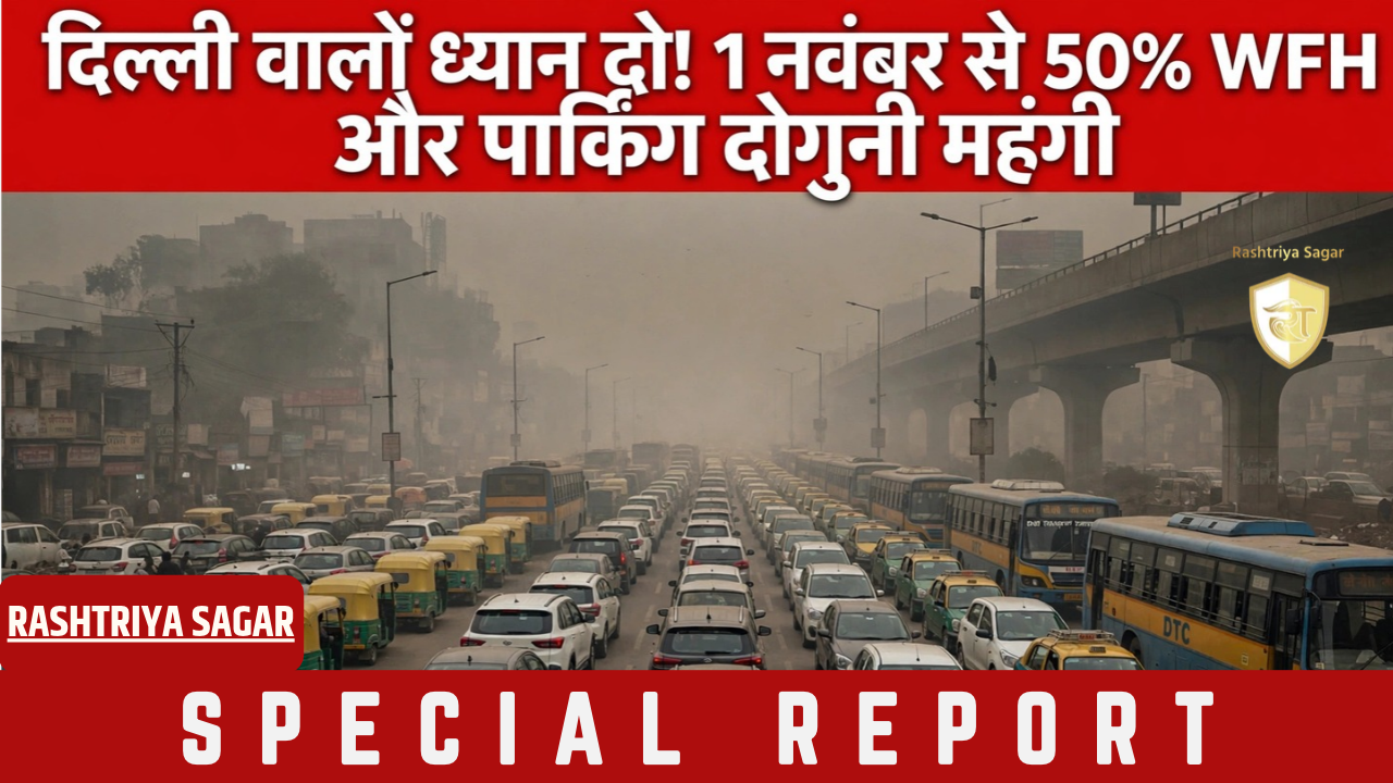 Delhi वालों ध्यान दो! 1 नवंबर से बड़े एक्शन की तैयारी - महंगी पार्किंग और बाहरी गाड़ियों पर बैन
